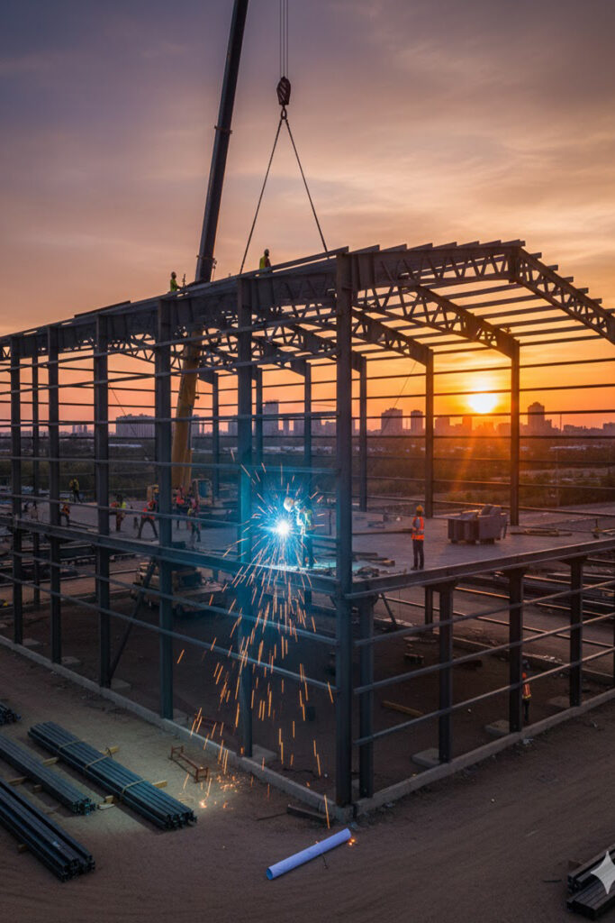 Struct Steel Work Steel Structures – Waqas Engineering & Construction (Pvt) Ltd.